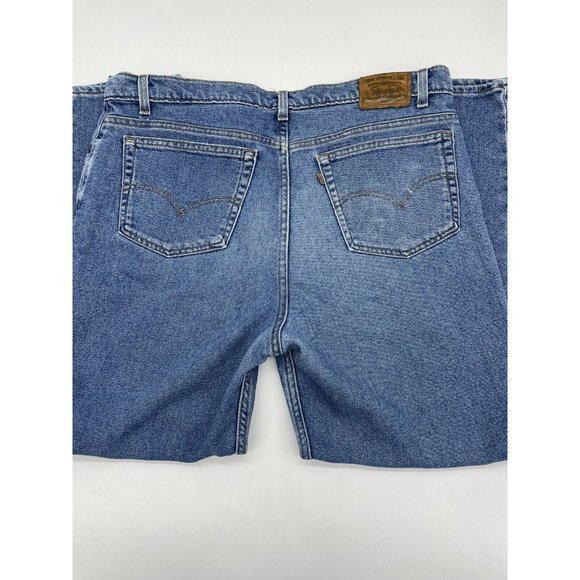 VINTAGE Levis 540 Jeans Men 42X30 Blue Straight Loose Flex Work Made in USA 90s - Picture 5 of 7